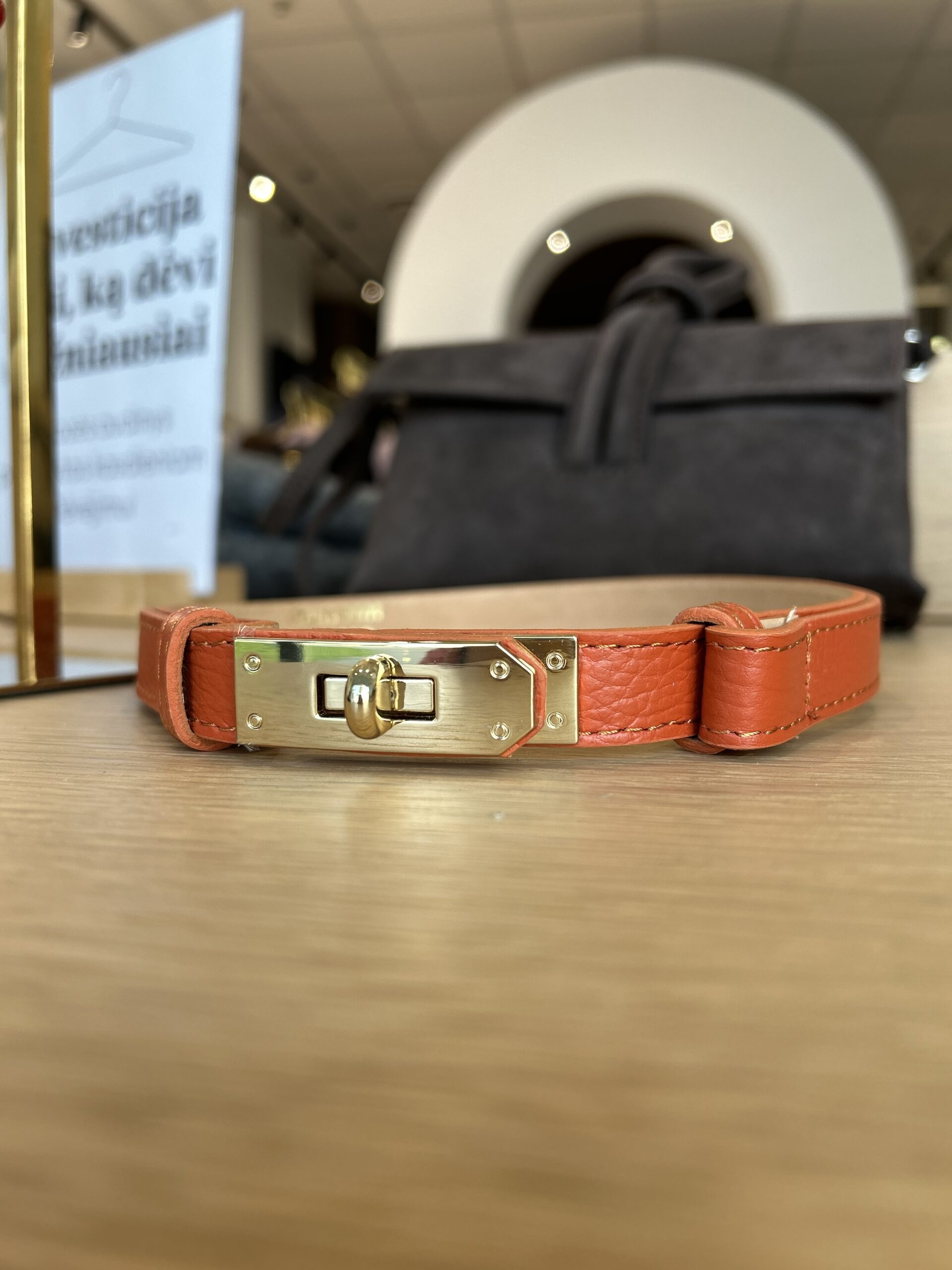 Odinis Diržas Orange