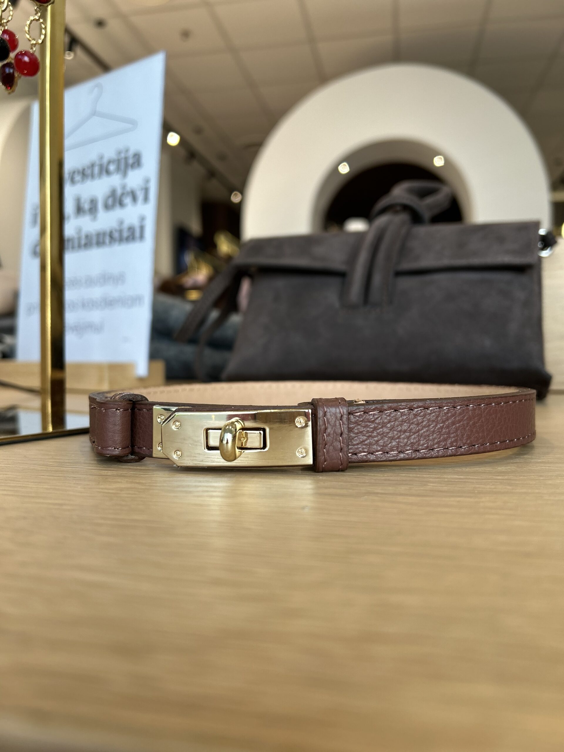 Odinis Diržas Brown