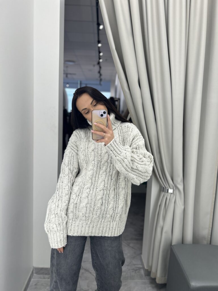 Megztukas Autumn White