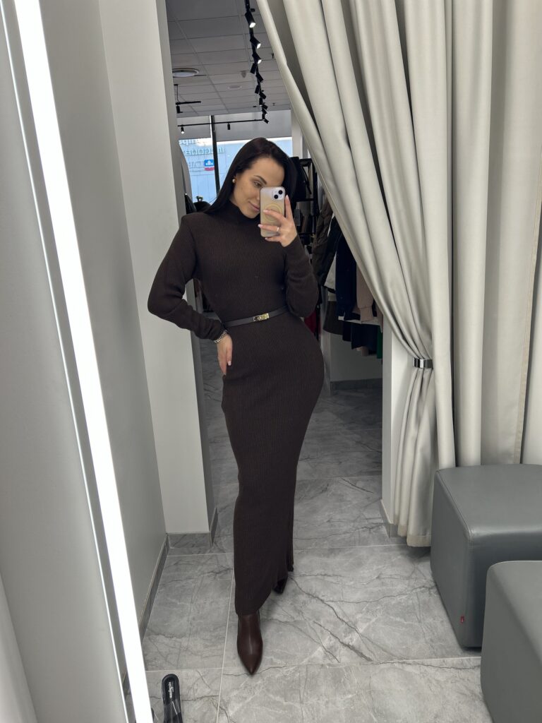 Suknelė Silhouette Choco