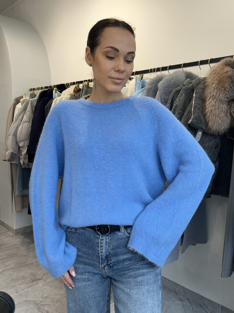 Megztukas BabyAlpaca Blue