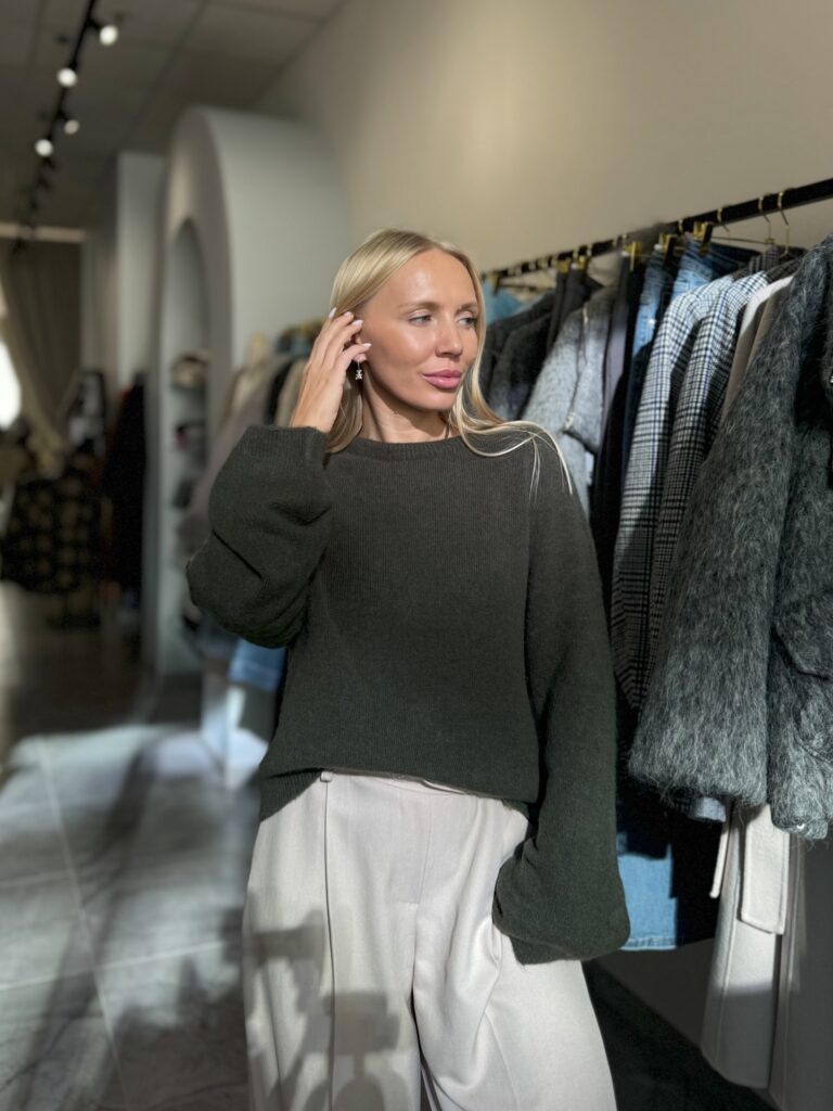 Megztukas BabyAlpaca Green