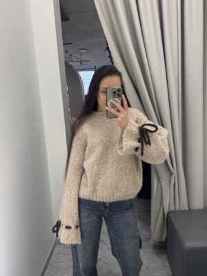 Megztinis Knit SweaterBeige - Image 2
