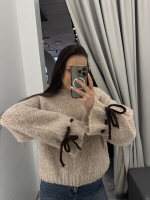 Megztinis Knit SweaterBeige - Image 1