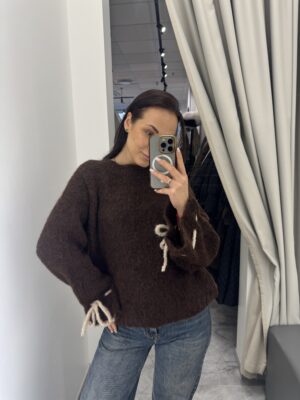 Megztinis Knit SweaterChoco - Image 2