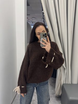 Megztinis Knit SweaterChoco - Image 1