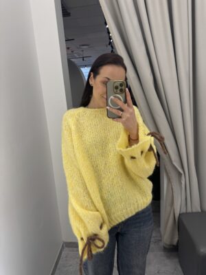 Megztinis Knit SweaterYellow - Image 2