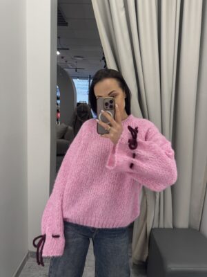 Megztinis Knit SweaterPink - Image 1