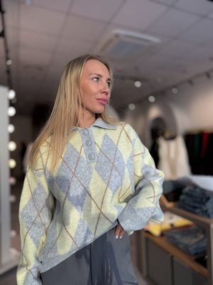 Megztukas Spring Elegance Yellow - Image 1