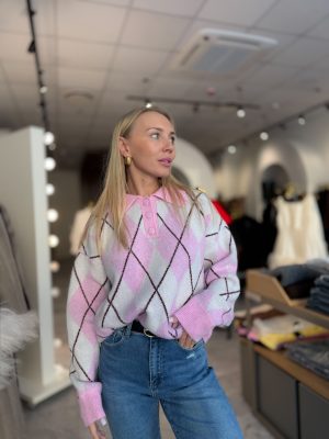 Megztukas Spring Elegance Pink - Image 1