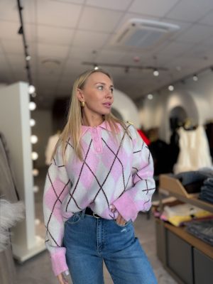 Megztukas Spring Elegance Pink - Image 1