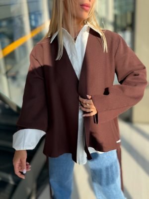 Trumpas kardiganas Choco - Image 2