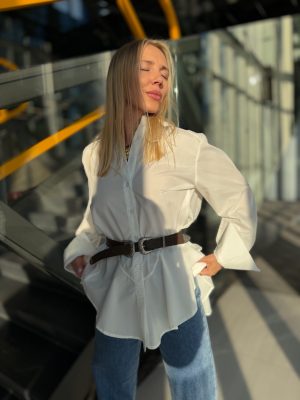 Marškiniai su diržu Elle - Image 3