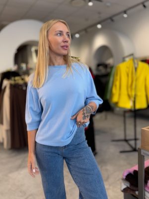 Megztukas Basic Knit Blue - Image 2