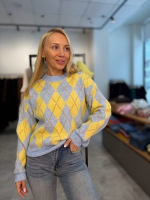 Megztinis Blue Rombo - Image 1