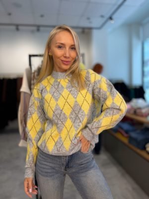 Megztinis Grey Rombo - Image 1