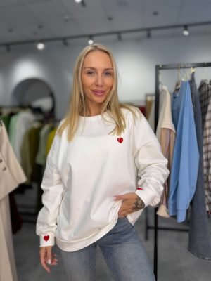 Džemperis Love White - Image 1