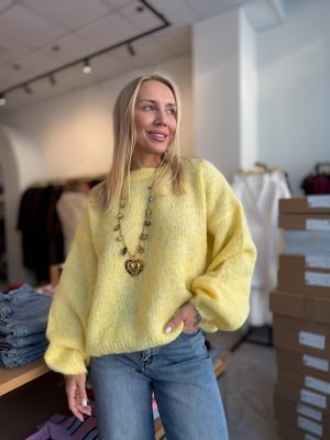 Megztinis Pastel Knit Yellow - Image 1