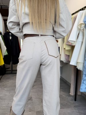 Džinsai Beige Denim - Image 2