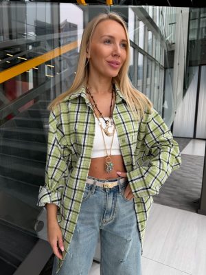 Marškiniai Timeless Check Green - Image 1