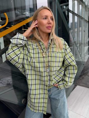 Marškiniai Timeless Check Green - Image 2