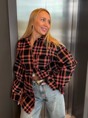 Marškiniai Timeless Check Black - Image 1