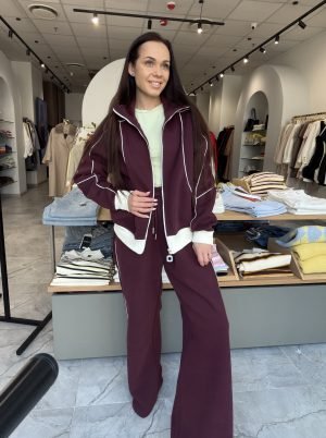 Kostiumėlis Casual Cotton Burgundy - Image 1