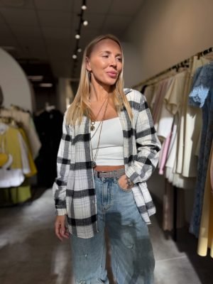 Marškiniai Check Black - Image 1