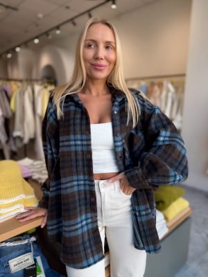 Marškiniai flaneliniai DarkBlue - Image 3