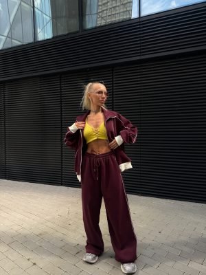 Kostiumėlis Casual Cotton Burgundy - Image 1