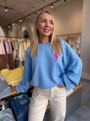 Džemperis Dual Zip Blue - Image 1