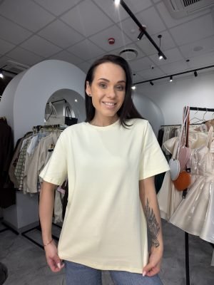 Baziniai Marškinėliai Yellow - Image 1