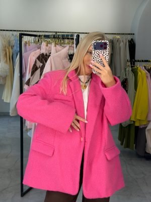Švarkas Oversized Blazer Pink - Image 1