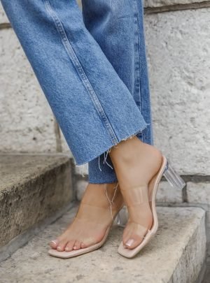 AukštakulniaI Strappy Beige - Image 1