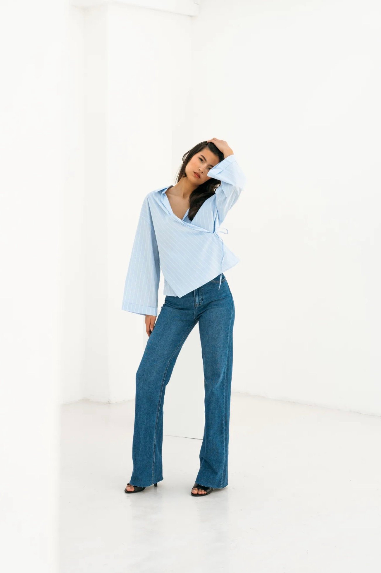 Džinsai Extra Long Line Dark Blue