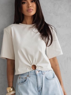 Marškinėliai Ring Bell Beige - Image 2