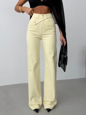 Džinsai Tall Fit Yellow - Image 3