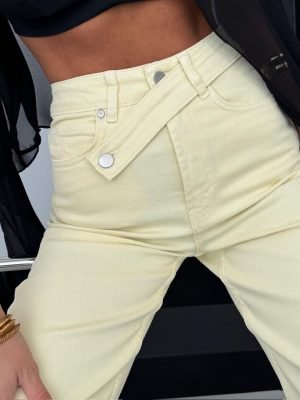 Džinsai Tall Fit Yellow - Image 1