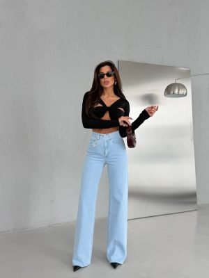 Džinsai Tall Fit Sky Blue - Image 3