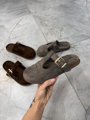 Šlepetės Textile Slippers Grey - Image 1