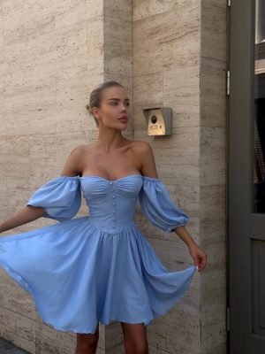 Suknelė Ethereal Blue - Image 3