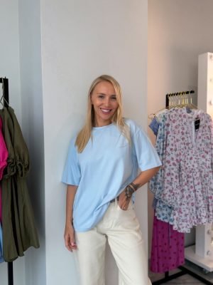 Marškinėliai Soft Basic Sky Blue - Image 1