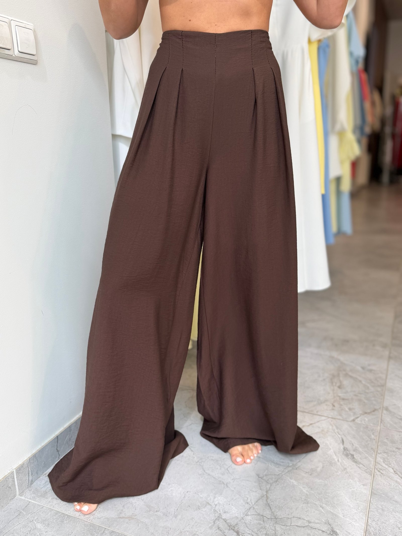 Kelnės Soft Brown