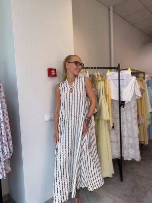 Suknelė Stripe White - Image 2