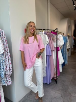 Marškinėliai „Minimal“ Baby Pink - Image 1