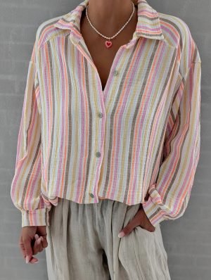 Marškiniai Muslin Marron - Image 2
