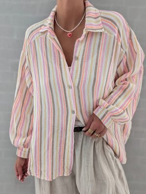Marškiniai Muslin Marron - Image 1