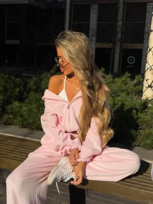 Kostiumėlis Velvet Duo Baby Pink - Image 1