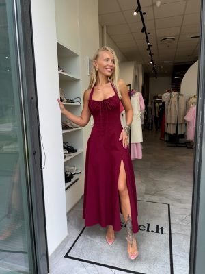 Suknelė Veni Burgundy - Image 1