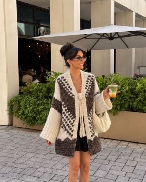 Kardiganas Woolen Long - Image 3